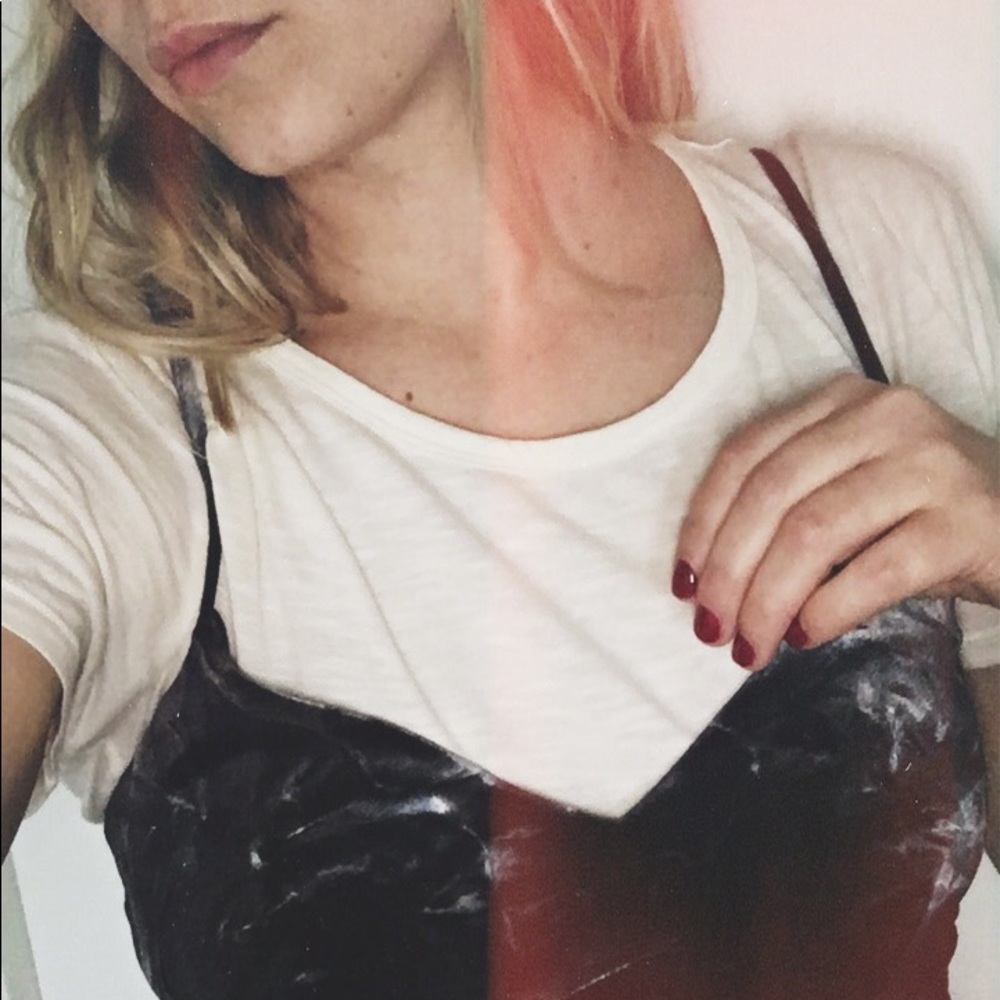 Vintage velvet maxi dress 90’s!